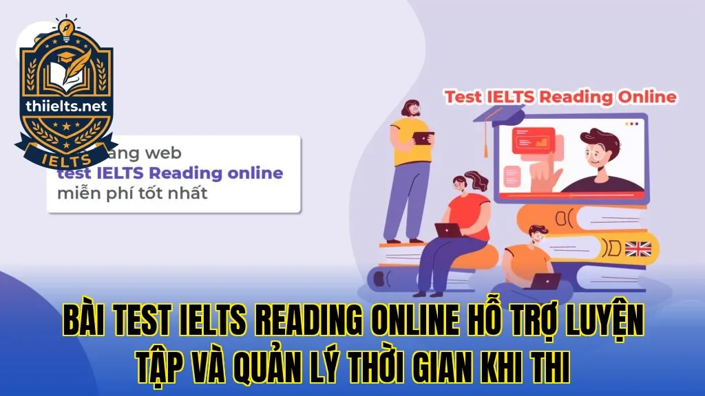 Bài test IELTS Reading online hỗ trợ luyện tập và quản lý thời gian khi thi