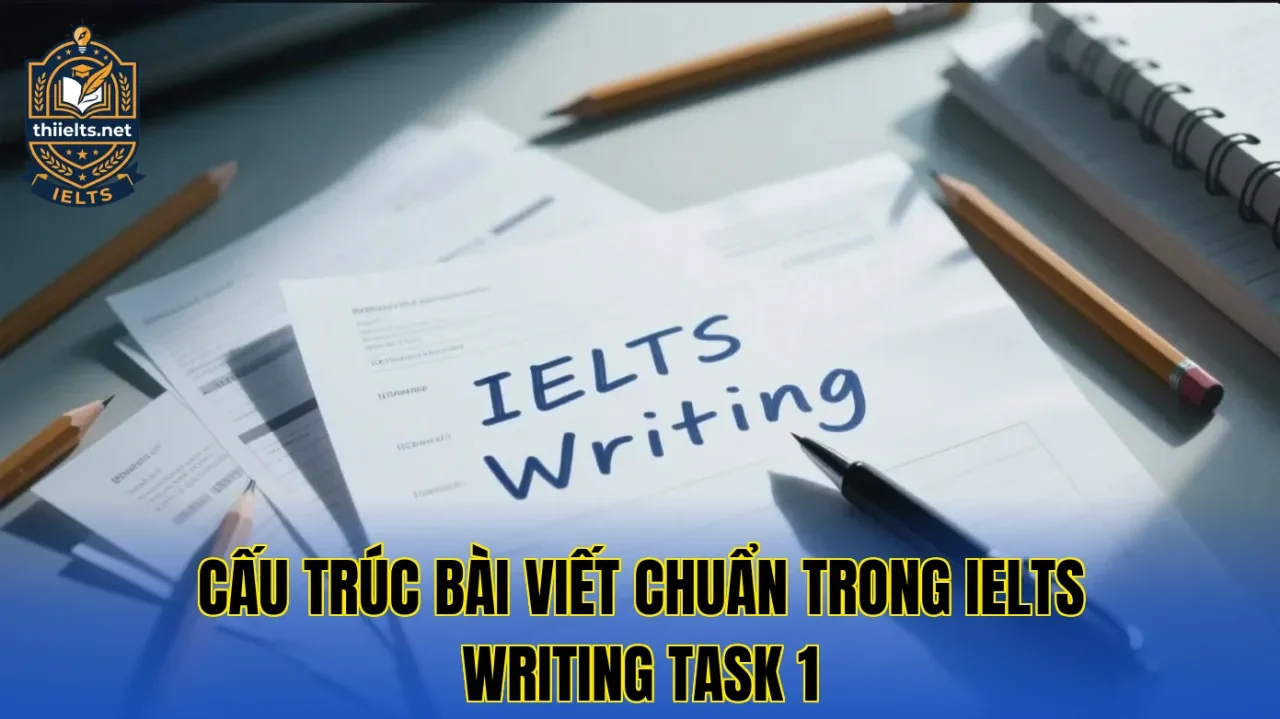 Cấu trúc bài viết chuẩn trong IELTS Writing Task 1
