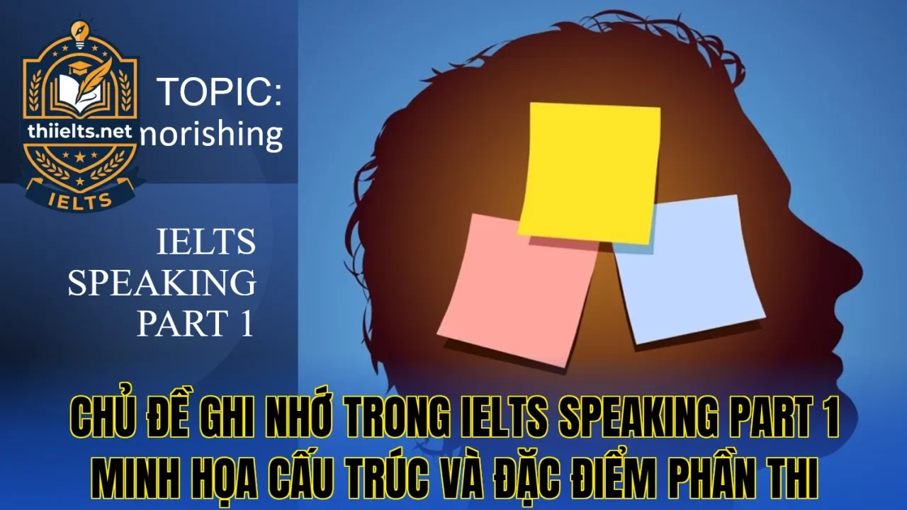 Chủ đề ghi nhớ trong IELTS Speaking Part 1 minh họa cấu trúc và đặc điểm phần thi
