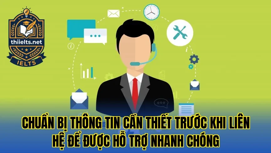 Chuẩn bị thông tin cần thiết trước khi liên hệ để được hỗ trợ nhanh chóng