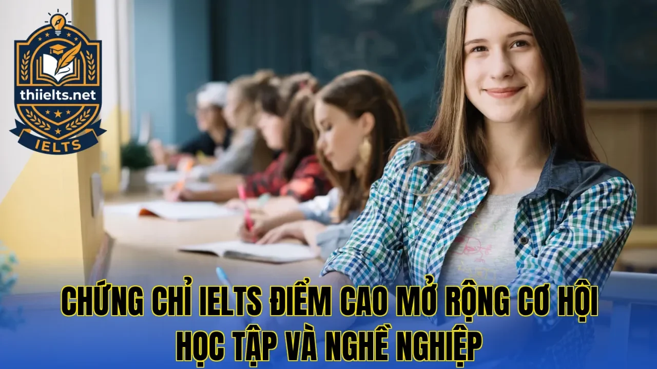 Chứng chỉ IELTS điểm cao mở rộng cơ hội học tập và nghề nghiệp
