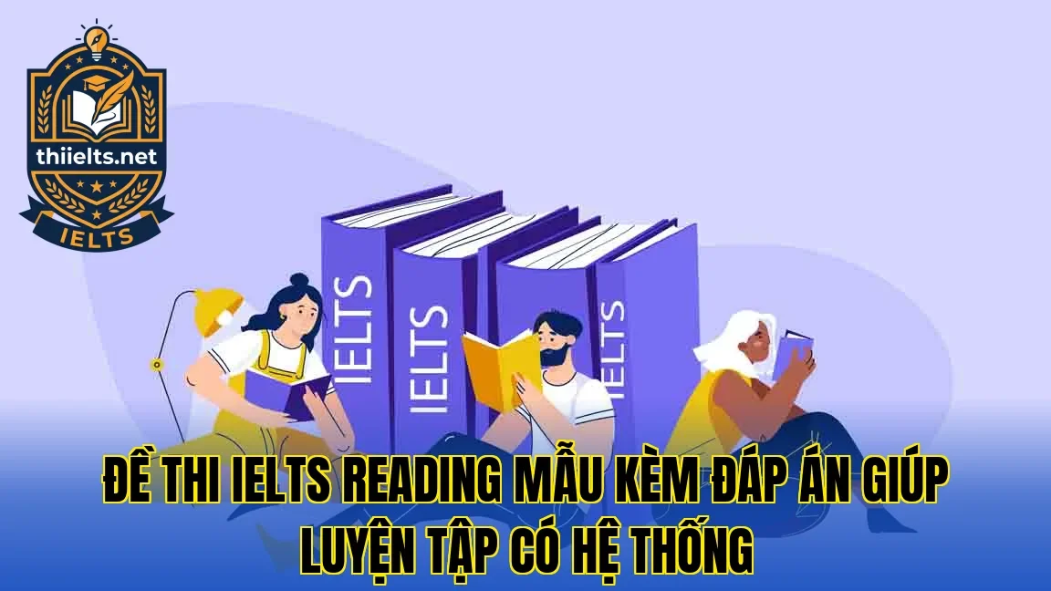 Đề thi IELTS Reading mẫu kèm đáp án giúp luyện tập có hệ thống