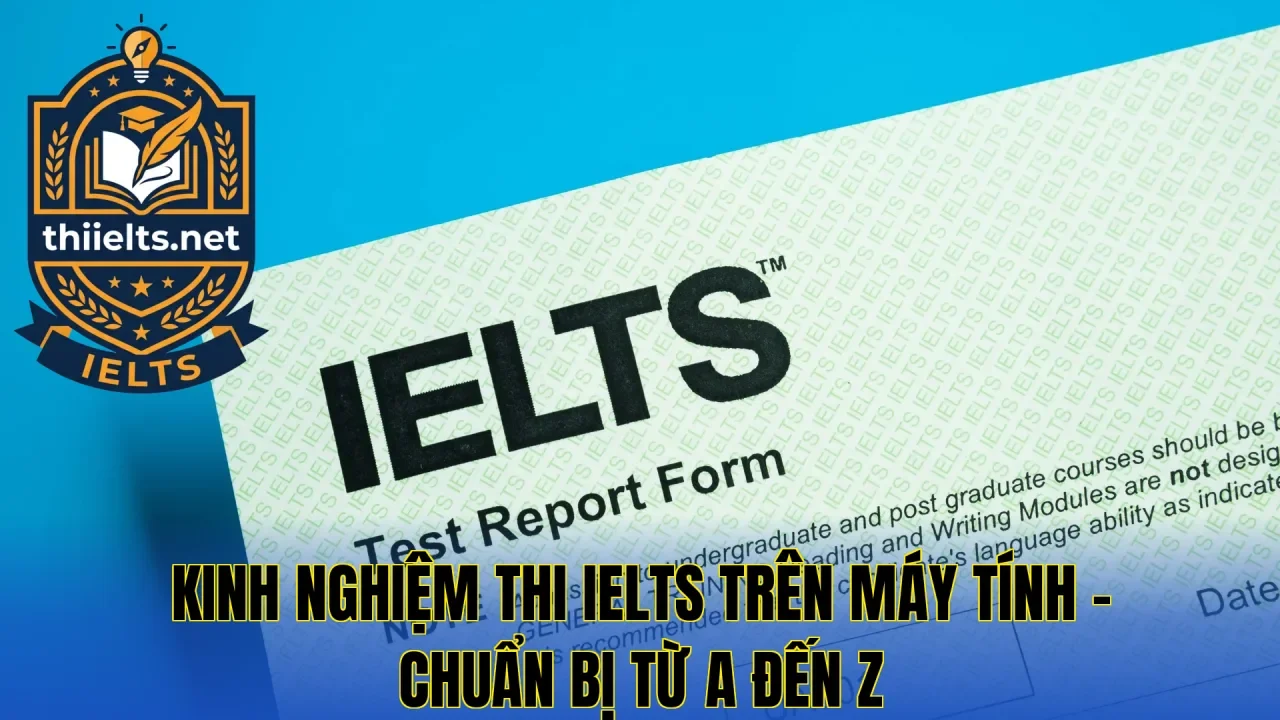 Kinh nghiệm thi IELTS trên máy tính – chuẩn bị từ A đến Z