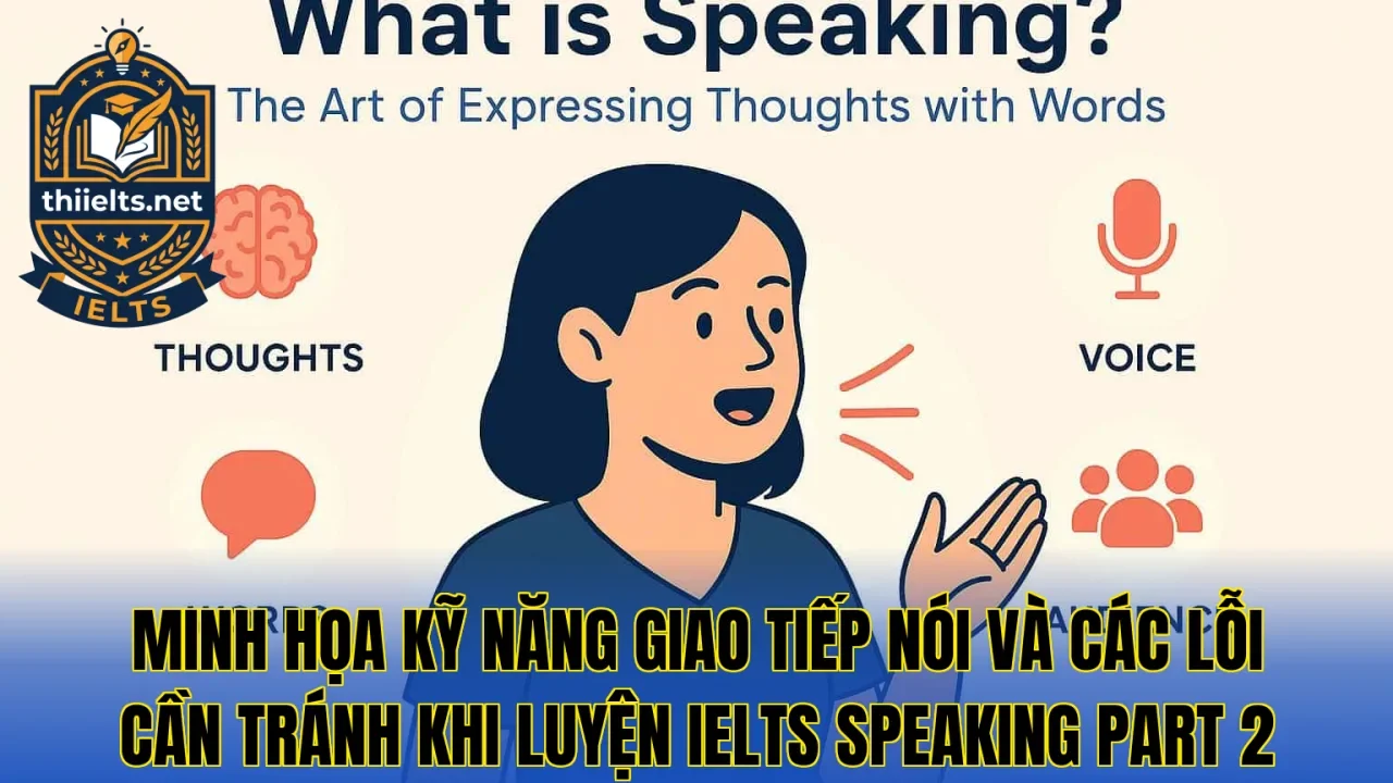 Minh họa kỹ năng giao tiếp nói và các lỗi cần tránh khi luyện IELTS Speaking Part 2
