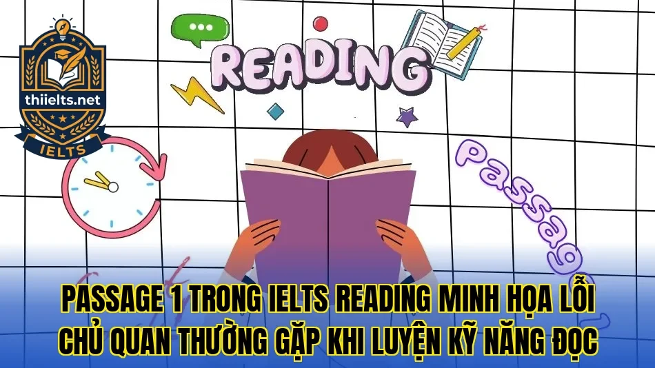 Passage 1 trong IELTS Reading minh họa lỗi chủ quan thường gặp khi luyện kỹ năng đọc