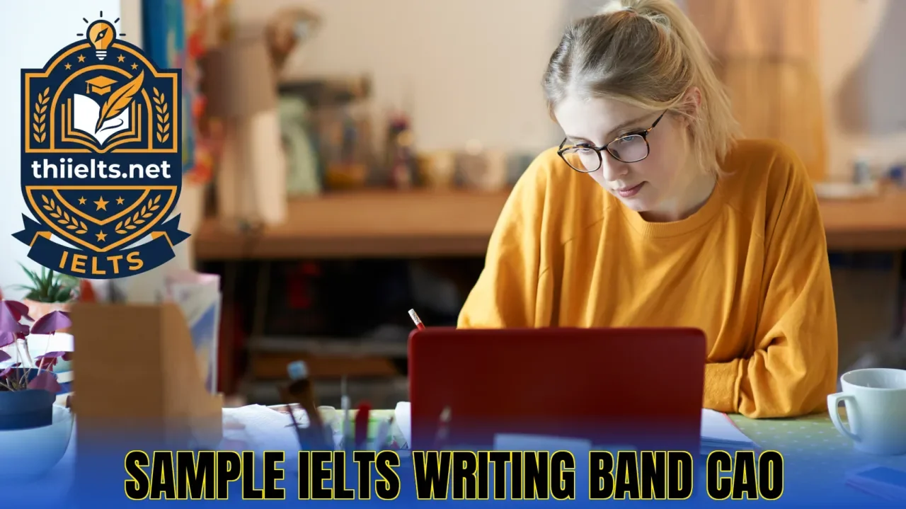Sample IELTS Writing Band Cao
