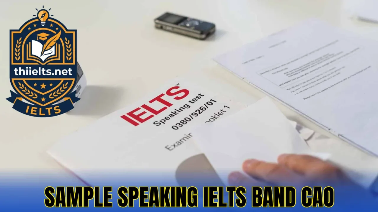 Sample Speaking IELTS Band Cao