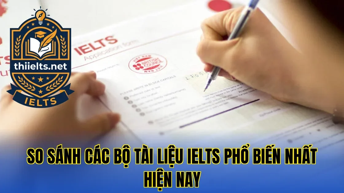 So sánh các bộ tài liệu IELTS phổ biến nhất hiện nay