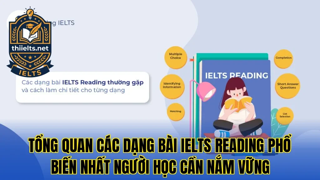 Tổng quan các dạng bài IELTS Reading phổ biến nhất người học cần nắm vững