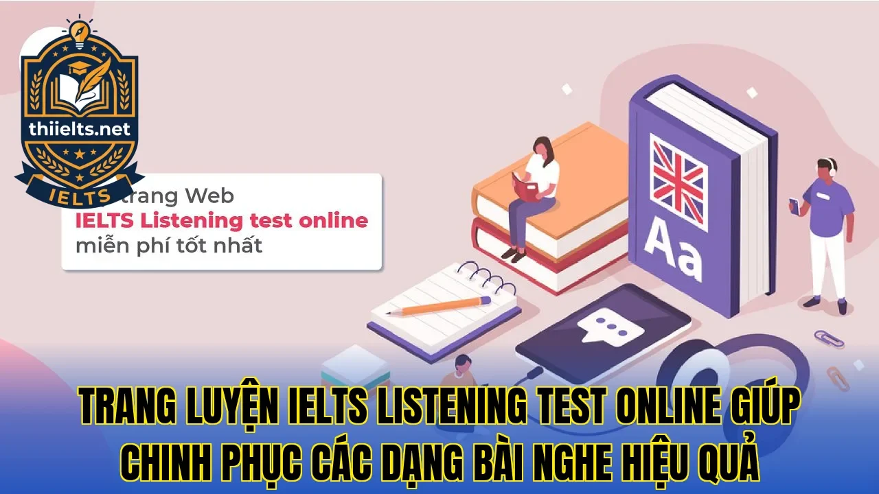Trang luyện IELTS Listening test online giúp chinh phục các dạng bài nghe hiệu quả