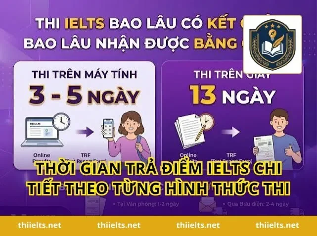 Thời Gian Trả Điểm IELTS Chi Tiết Theo Từng Hình Thức Thi